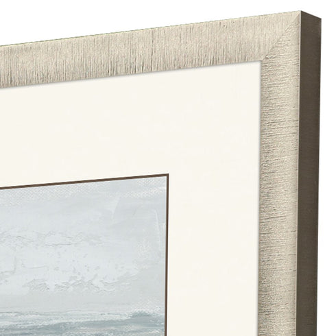 Echoes of the Sea Gold Framed Print Wall Art