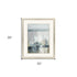 Echoes of the Sea Gold Framed Print Wall Art
