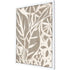 Mudcloth Foliage I White Framed Print Wall Art
