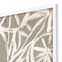 Mudcloth Foliage I White Framed Print Wall Art