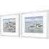 Set Of Two Sandpipers White Framed Print Wall Art