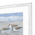 Set Of Two Sandpipers White Framed Print Wall Art