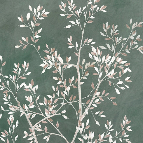 Delicate Tree I White Framed Print Wall Art