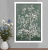 Delicate Tree I White Framed Print Wall Art