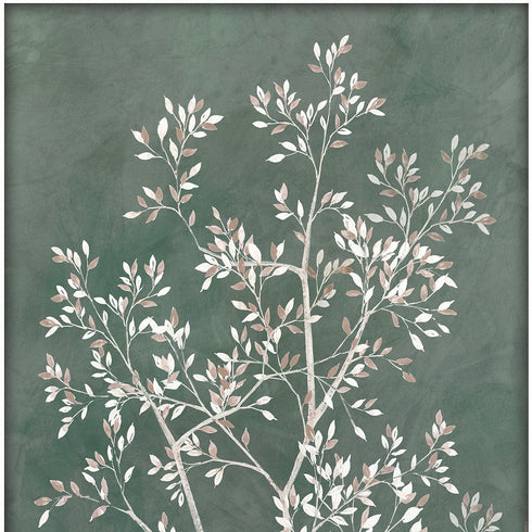 Delicate Tree I White Framed Print Wall Art