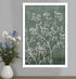 Delicate Tree II White Framed Print Wall Art