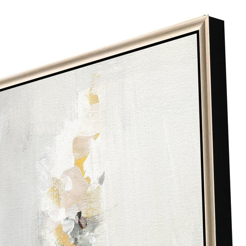 Rustic Garden I Silver Floater Frame Print Wall Art