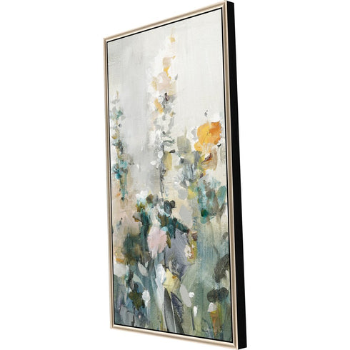 Rustic Garden I Silver Floater Frame Print Wall Art