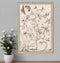 Shimmering Garden I Silver Framed Print Wall Art