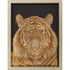 Wild Tiger Portrait Gold Framed Print Wall Art