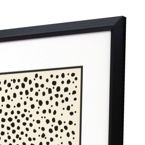 Set Of Four Color Studies Black Framed Print Wall Art