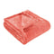 Queen Coral Fleece Plain Weave Plush Blanket