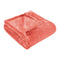 King Coral Fleece Plain Weave Plush Blanket