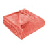 King Coral Fleece Plain Weave Plush Blanket