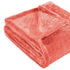 King Coral Fleece Plain Weave Plush Blanket