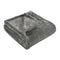 14" X 15" Silver Fleece Plain Weave Plush Throw Blanket