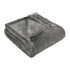 14" X 15" Silver Fleece Plain Weave Plush Throw Blanket
