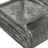 14" X 15" Silver Fleece Plain Weave Plush Throw Blanket