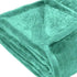 Twin Turquoise Fleece Plain Weave Plush Blanket