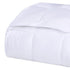 King White Cotton Plain Weave Striped Blanket
