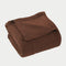 Queen Chocolate Cotton Waffle Weave Blanket
