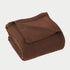 Queen Chocolate Cotton Waffle Weave Blanket
