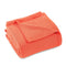 Queen Coral Cotton Waffle Weave Blanket