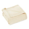 King Ivory Cotton Waffle Weave Blanket
