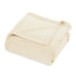 King Ivory Cotton Waffle Weave Blanket