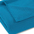 Twin Azure Cotton Waffle Weave Blanket