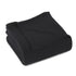 Twin Black Cotton Waffle Weave Blanket