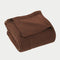 Twin Chocolate Cotton Waffle Weave Blanket