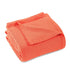 Twin Coral Cotton Waffle Weave Blanket