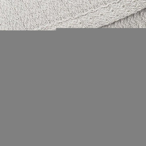 Twin Silver Cotton Waffle Weave Blanket