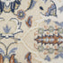 8' Green and Ivory Floral Power Loom Runner Rug