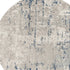 8' X 10' Blue and Gray Abstract Power Loom Area Rug