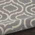 7' Gray Moroccan Power Loom Runner Rug