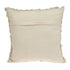 18" Beige Throw Pillow With Shag
