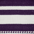 18" Purple and White Cotton Throw Pillow
