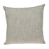 22" Beige and Blue Poly Cotton Blend Throw Pillow with Embroidery and applique