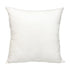 20" Brown and White Striped Cotton Throw Pillow