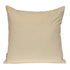 20" Beige and Gold Striped Cotton Blend Throw Pillow