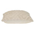 20" Off White Geometric Cotton Throw Pillow