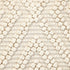 20" Off White Geometric Cotton Throw Pillow