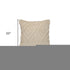 20" Off White Geometric Cotton Throw Pillow