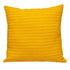 20" Yellow Cotton Throw Pillow With Texture
