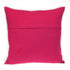 20" Hot Pink Cotton Throw Pillow With Fringe