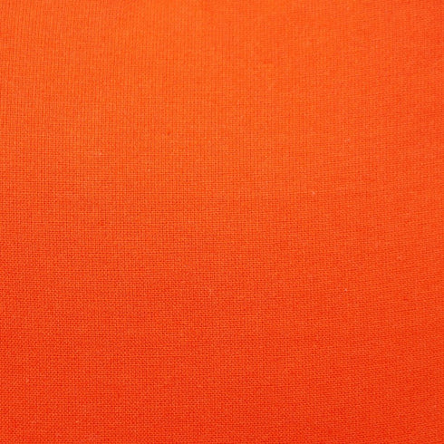 20" Orange Cotton Throw Pillow