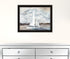 Sailboat on Water Black Framed Print Wall Art