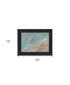 Seashore Star Black Framed Print Wall Art